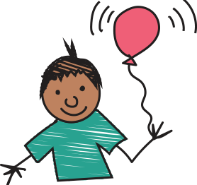 Image of a child with balloon