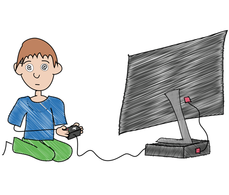 Image of a child Playing On Computer